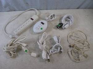 lot 60 image: (BSB) Power Strips and Cords Etc...