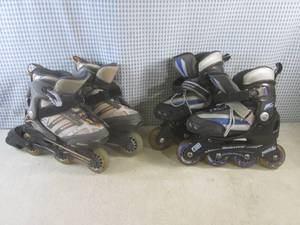 lot 61 image: (CS) 2 Pair of Roller Blades ...