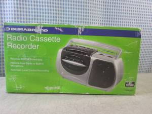 lot 80 image: (CSB) DuraBrand Radio Cassette Reco...