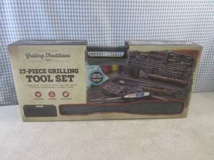 lot 81 image: (EW4) 17-Piece Grilling Tool Set...