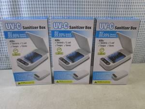 lot 88 image: (CSB) 3 UV-C Sanitizer Boxes...