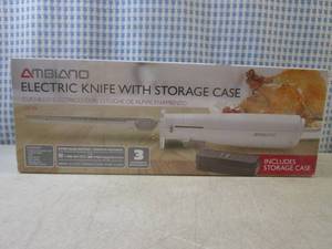 lot 121 image: (CSB) Electric Knife with Storage C...