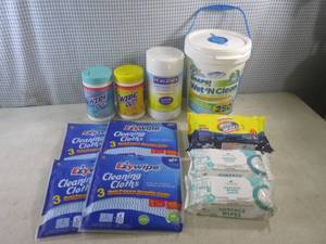 lot 141 image: (A-2) Assorted Cleaning Wipes...