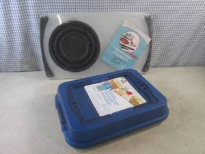 lot 150 image: (EW4) Collapsible Colander Cutting ...
