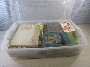 lot 187 image: (F-2) Tote Full of Vintage Books, M...