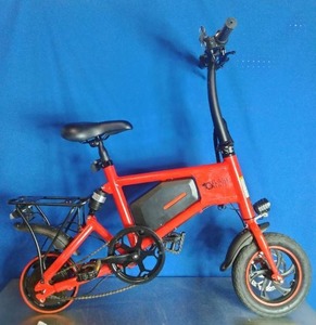 GlareWheel EB-X5 Unisex 36V Folding Electric Bike - Red