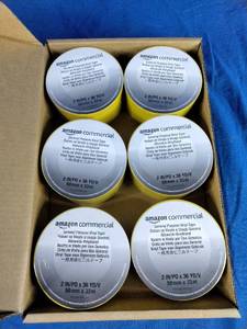 6 Pack of Amazon Commercial General Purpose YELLOW Vinyl Tape 0.13mm x 2 x 33M