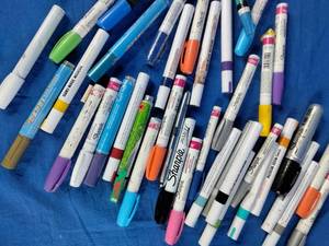 Large Lot of Colorful Sharpies and Other Markers