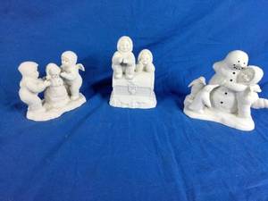 3 DEPARTMENT 56 SNOWBABIES