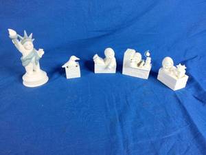 Collection of 5 Dept 56 Snowbabies