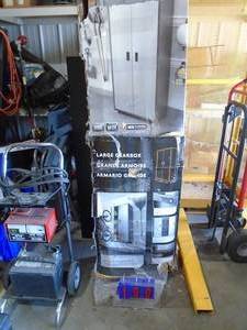 Gladiator storage cabinet. Appears complete in box. 72 x 36. As shown.
