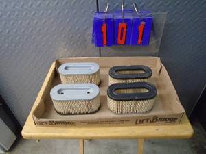 Flat of Tecumseh air cleaners. As shown.