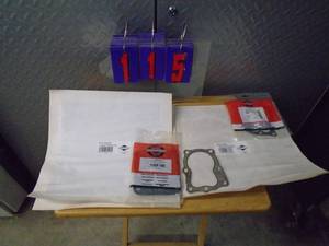 Briggs head & motor case gaskets. As shown.