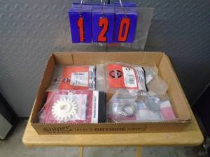 Flat of Briggs gears & oem gaskets. As shown.