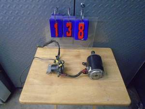 Used Tecumseh starter & solenoid works. As shown.