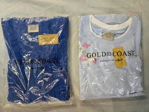 lot 45 image: Lot of 2 Gold Coast 100% Cotton Shirts with Size XXL and XL
