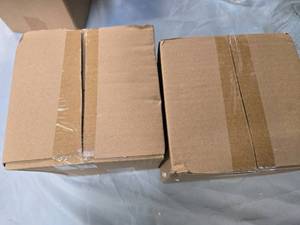 lot 67 image: Lot of 2 Glass Storage Jars  Brand New