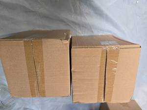 lot 69 image: Lot of 2 Glass Storage Jars  Brand New