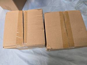 lot 73 image: Lot of 2 Glass Storage Jars  Brand New