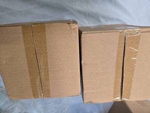 lot 74 image: Lot of 2 Glass Storage Jars  Brand New
