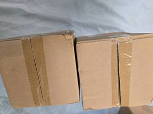 lot 77 image: Lot of 2 Glass Storage Jars  Brand New
