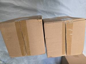 lot 79 image: Lot of 2 Glass Storage Jars  Brand New