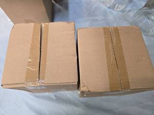 lot 80 image: Lot of 2 Glass Storage Jars  Brand New