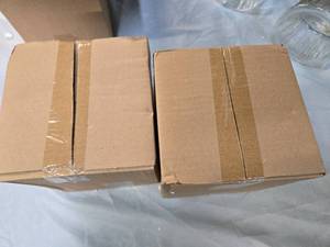 lot 82 image: Lot of 2 Glass Storage Jars  Brand New