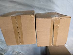 lot 87 image: Lot of 2 Glass Storage Jars  Brand New
