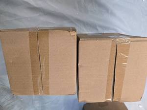 lot 91 image: Lot of 2 Glass Storage Jars  Brand New