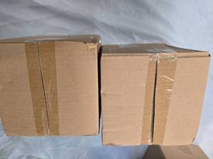 lot 78 image: Lot of 2 Glass Storage Jars  Brand New