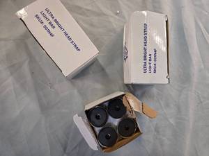 lot 52 image: Lot of 3 Items 1 Heavy-duty Hook Magnets set of 8 and 2 Head Lights