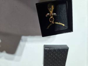 lot 163 image: Genuine Australian Crystal Angel Locket on 18-Inch Rope Chain  Brand New  Brand New Sold online for over $120