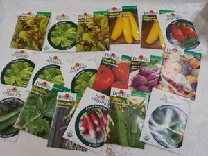 Burbee Organics Vegetable Seeds...