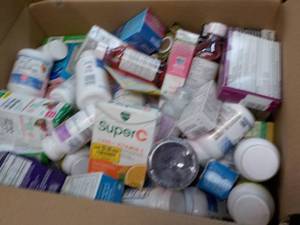 Box of Drugstore Misc. Products- se...
