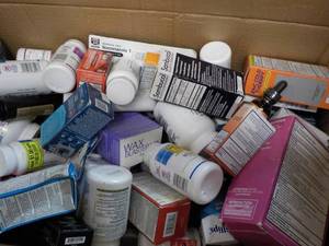 Box of Drugstore Misc. Products- se...