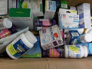 Box of Drugstore Misc. Products- se...