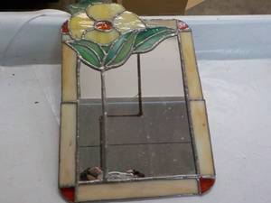 Stain Glass Mirror - ready to hang ...