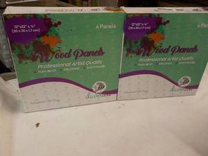 8 Wood Panels Daveliou 12 x 12...