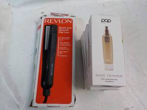 Revlon Flat Iron and Pop Sonic Nose...