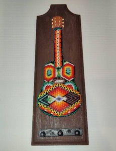 Beaded Guitar Key Holder