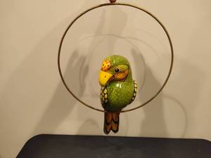 Vintage Hanging Parrot Decor