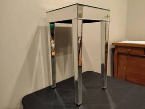 Mirrored Side Table