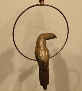 Mixed Metal Hanging Toucan