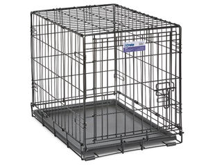 lot 533 image: iCrate MidWest  Single Door Dog Crate 19Lx13Wx15H