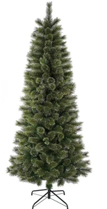 lot 539 image: Holiday Time 7 Unlit Artificial Brighton Cashmere Christmas Tree with Tree Stand