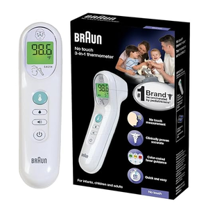 lot 573 image: Braun No Touch 3-in-1 Thermometer