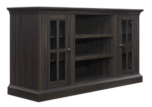 lot 613 image: Better Homes & Gardens Tobacco Oak Canton Media Console for TVs up to 70 Dimensions 59.75x 20x 34