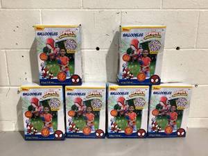 lot 507 image: LOT OF 6 Marvel Spidey Balloobles