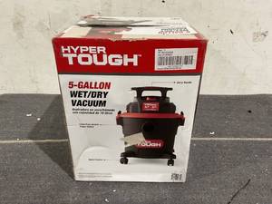 lot 127 image: Hyper Tough 5 Gallon WetDry Vacuum for the Car, Garage, Home or Workshop